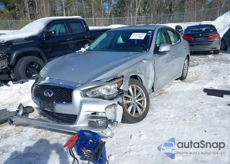 2015 Infiniti Q50 Premium из США, поврежденный, VIN JN1BV7ARXFM395132